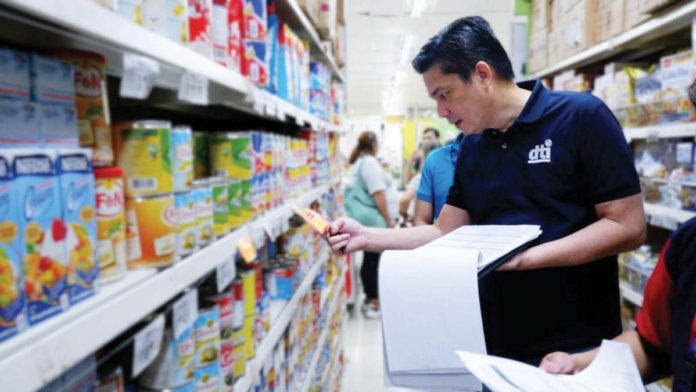 The Food and Non-Alcoholic Beverages index saw an inflation rate of 6.4% in July this year, accounting for 17% of the overall uptrend. PHOTO COURTESY OF DTI