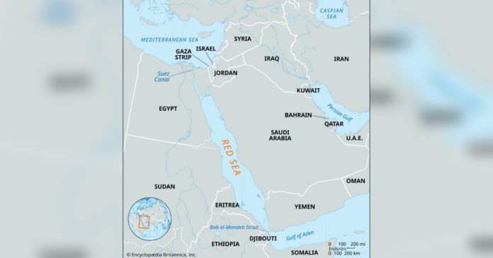 red-sea Photo courtesy of Encyclopædia Britannica, Inc.