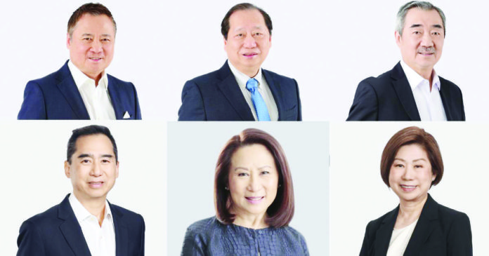 richest_resized (From left) Teresita T. Sy-Coson, Henry T. Sy Jr., Herbert T. Sy, Hans T. Sy, and Harley T. Sy. SM PRIME; SM INVESTMENTS PHOTOS