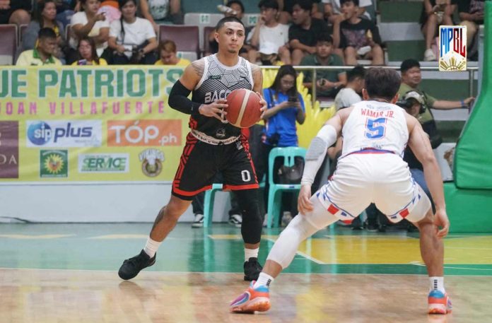 Jamel Ramos was just one of the five players who suited up for Bacolod City of Smiles against Quezon City TODA Aksyon. MPBL PHOTO