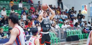 Bacolod City of Smiles’ Tricky Peromingan pulls up for a shot. MPBL PHOTO