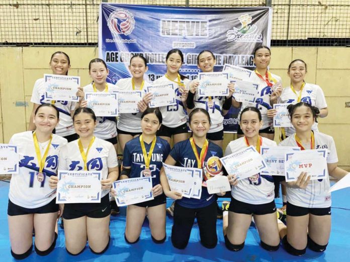 Members of Bacolod Tay Tung High School 16-Under Thunderbolts team. PHOTO COURTESY OF GEE BANZUELA