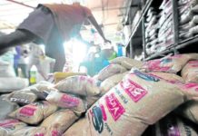 SRA: Locally produced sugar still insufficient to meet demand A worker repacks sugar at the Visayas Avenue public market. The Philippines may allocate all its sugar for domestic consumption as local production remains insufficient to meet the demand. GRIG C. MONTEGRANDE/INQUIRER.NET PHOTO