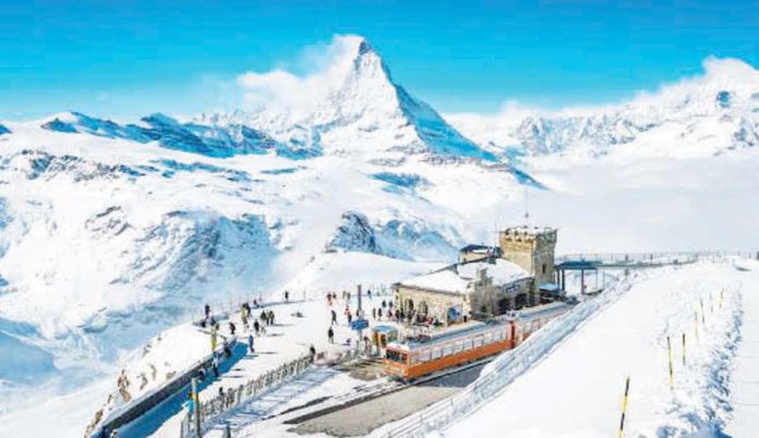 switzerland_resized The Gornergrat in Zermatt has been one of Switzerland’s top excursion destinations since 1898. PHOTO COURTESY OF SWITZERLAND TOURISM