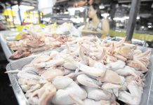 DA bans poultry products from France The Department of Agriculture temporarily bans the entry of poultry imports from France due to a bird flu outbreak at the European country. Photo shows a vendor tending to her store at a public market in Manila. INQUIRER.NET STOCK IMAGES