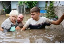 Death toll rises in flood-hit central Europe Flooding has overwhelmed Slobozia Conachi in Romania. GETTY IMAGES