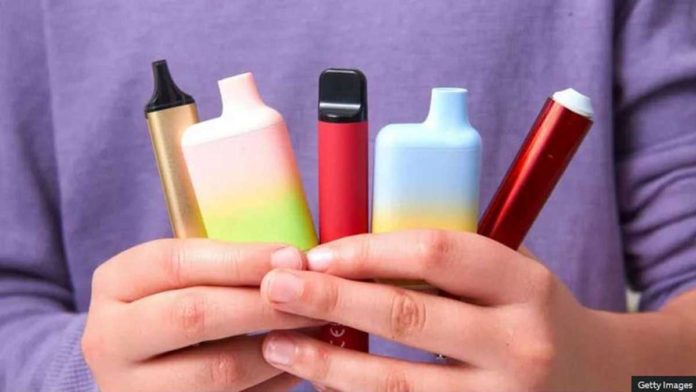 Ireland Irish government research notes that single-use vapes are relatively inexpensive and are often “an impulse purchase in shops and disproportionately used by younger people who often experiment with them”. GETTY IMAGES