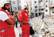Israel – Hezbollah conflict: UN warns of ‘catastrophe’ Lebanese medical personnel work at the site of Israeli strike, as search and rescue operations continue.