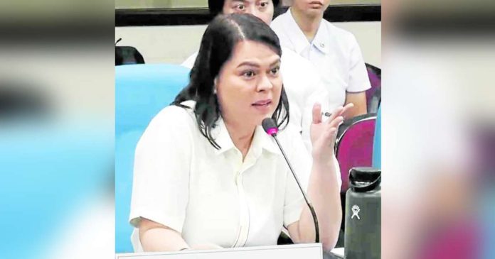 VP 1_superimposed “There is no misuse of funds. If there are audit findings, we shall gladly respond to them for the Commission on Audit. And if there are legitimate cases to be filed, then, we shall gladly respond to them before the appropriate courts,” says Vice President Sara Duterte-Carpio.