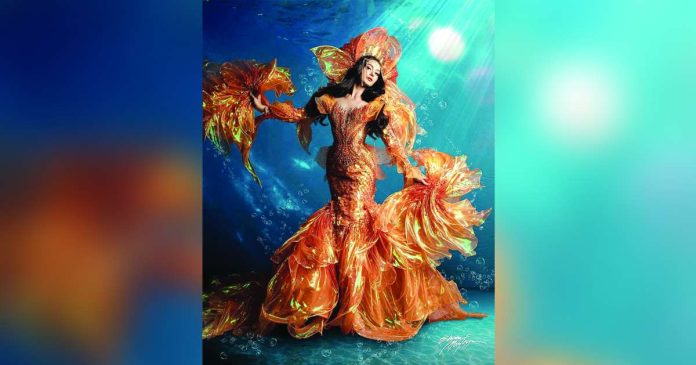 ahtisa manalo 1_superimposed Miss Philippines-Cosmo 2024 Ahtisa Manalo in her ‘Dyesebel’ national costume. MISS COSMO/FACEBOOK PHOTO