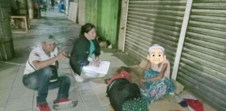 Personnel of the Anti-Mendicancy Task Force conducted mapping operations and found out that most of the street dwellers were in the downtown area of Bacolod City. DEPARTMENT OF SOCIAL SERVICE AND DEVELOPMENT PHOTO