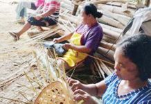 Members of the Maasin Bamboo Association in the Municipality of Maasin, Iloilo undergo training on bamboo craft enhancement facilitated by the Local Economic Development and Investment Promotion in collaboration with the Department of Trade and Industry.  Farmers are encouraged to embark on bamboo planting because of its growing demand. PHOTO FROM ILOILO LEDIP CENTER FB PAGE