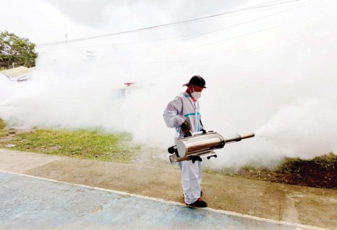 The Capiz Provincial Government started the fumigation in the province’s 1st District on Wednesday, September 4, to ensure the safety of the residents against dengue. CAPIZ PROVINCIAL GOV’T COMMUNICATIONS GROUP PHOTO