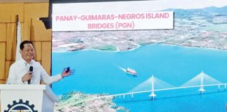 Engr. Sanny Boy Oropel, the Department of Public Works and Highways - Region 6 director, gives an update on the P187.54-billion mega Panay-Guimaras-Negros bridges project. PIA-6