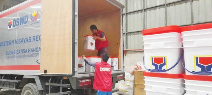 ime_kanlaon_ayuda_resized Relief goods are being readied by the Department of Social Welfare and Development just in case Kanlaon Volcano in Negros Island erupts. The Philippine Institute of Volcanology and Seismology has observed increased volcanic tremors since Monday. DSWD-6 PHOTO