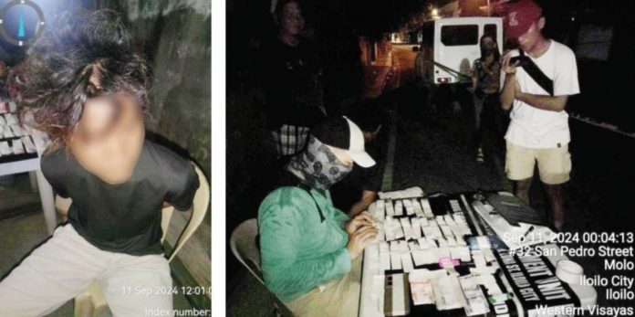 molo-shabu A high-valued drug suspect was found with P1.02 million worth of suspected shabu in a buy-bust operation in Molo, Iloilo City on Tuesday, Sept. 10, 2024. PRO-6 PHOTOS