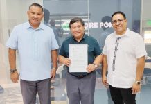 Pavia taking important steps towards enhanced electricity services Sangguniang Bayan members Dan Fajardo (right) and Pyt TrimaƱez (left) of Pavia, Iloilo handed Resolution No. 2024-140 to MORE Electric and Power Corporation (MORE Power) president and chief executive officer R. Roel Z. Castro (center).