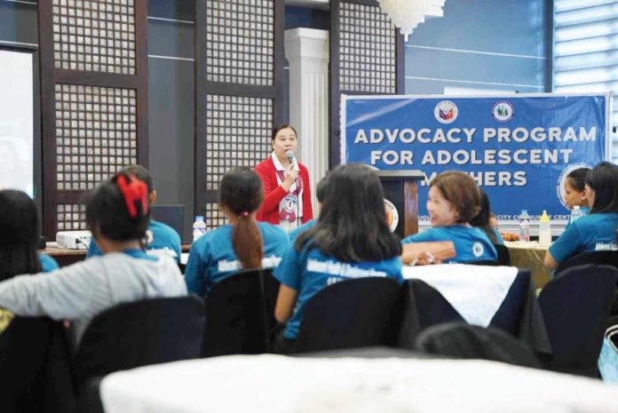 mothers_pic_resized Teenage mothers in Bago City, Negros Occidental attended a seminar aimed at capacitating them to become more resilient as they cope with life’s challenges. THE CITYBRIDGE (BAGO CITY NEWSLETTER) PHOTO