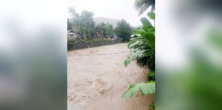 The water level in Initan River in Sibalom, Antique continues to rise due to rains. YENG MATAQUEL VIA NUTRISKWELA RADYO KAABYAN PHOTO