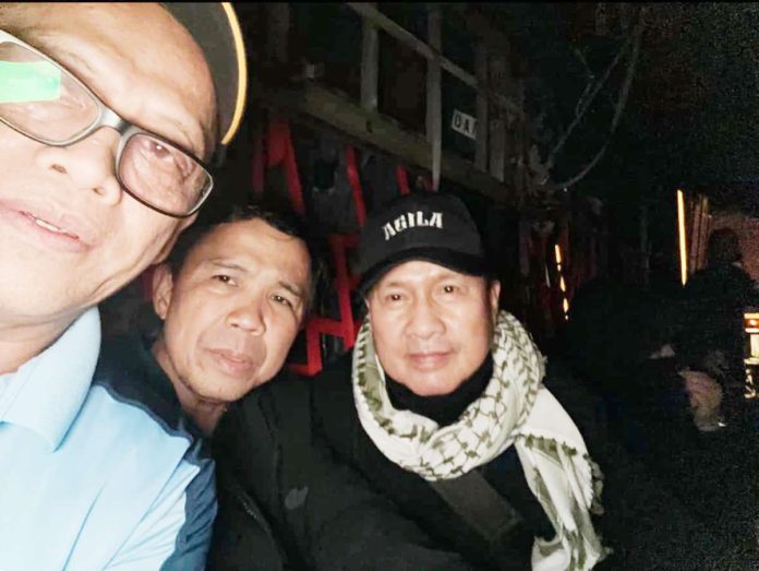 quiboloy_1_resized This photo shared by Secretary Benhur Abalos of the Department of Interior and Local Government shows fugitive pastor Apollo Quiboloy (right) after months in hiding.