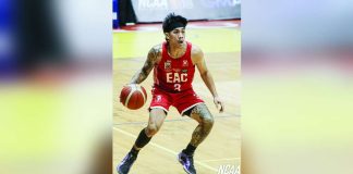 King Gurtiza finished the match with 21 points, including five three-point conversions, to go with five rebounds, five assists, and one steal. PHOTO COURTESY OF NCAA/GMA SPORTS