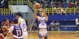 Jeff Viernes leads Pampanga Giant Lanterns to a lopsided win over Bacolod City of Smiles. MPBL PHOTO