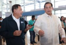 SSS vows to provide social security protection to barangay officials nationwide Social Security System (SSS) President and Chief Executive Officer Rolando Ledesma Macasaet (left) meets with House Speaker Ferdinand Martin G. Romualdez on the sidelines of the Liga ng Mga Barangay’s National Congress at the World Trade Center in Pasay City to discuss the social security coverage of barangay officials across the country.