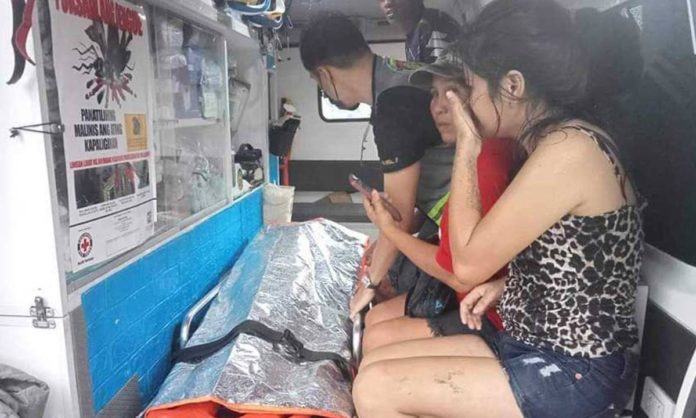 taculing Alias “James” along with his mother and elder brother were walking on a bamboo bridge on their way home located under the bridge when the former slipped and was swept away by the strong water current. His body was retrieved the following day in a river in Barangay Singcang-Airport. Photo courtesy of K5 News FM Bacolod