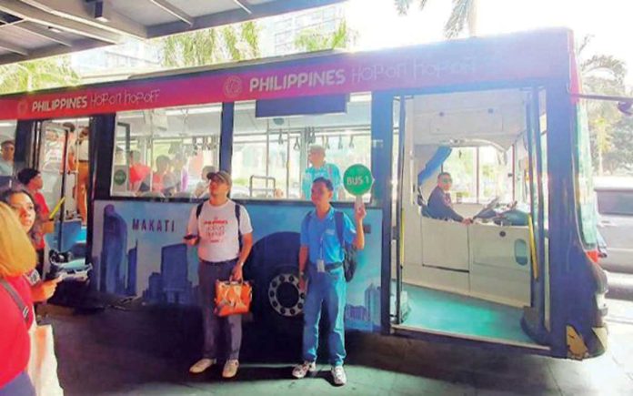 tourism_1_resized Transport services for visitors posted the highest energy consumption among tourism characteristic products in 2023. Photo shows Makati City’s Hop-On Hop-Off Tour Bus. MAKE IT MAKATI/FACEBOOK PHOTO