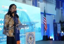 USAID and UNILAB Foundation Launch First Visayas Advanced Manufacturing Institute Teradyne Global Service General Manager Jacqueline Briones expresses gratitude and commitment to conduct the training and curriculum development to improve the quality of their workforce.