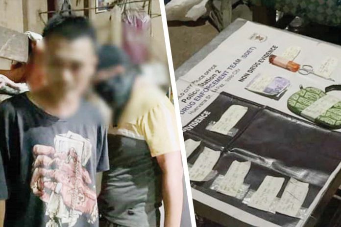16-drug-suspects Drug suspects identified as aliases “Jason” and “John” were arrested in a buy-bust operation in Barangay Ingore, La Paz, Iloilo City around 6 p.m. on Tuesday, Oct. 1, 2024. Officers of the Iloilo City Police Station 2 seized P34,000 worth of suspected shabu. K5 NEWS FM PHOTOS