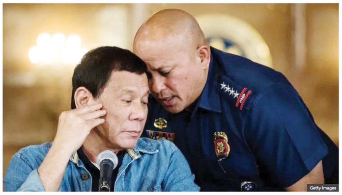 Digong_1_resized In July 2016, shortly after Rodrigo Duterte became president, General Ronald “Bato” Dela Rosa was appointed director general of the Philippine National Police. Dela Rosa would eventually become a senator. The two men had worked closely together before, when Duterte was mayor of Davao City; Dela Rosa was the city’s police chief. GETTY IMAGES