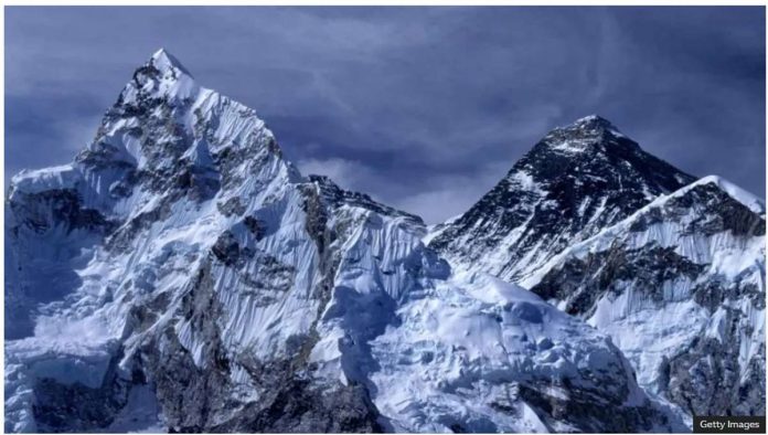 Himalaya_resized A new study says Mount Everest is about 15 to 50 meters taller than it would otherwise be, thanks to erosion from a river network. GETTY IMAGES