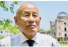 Japan atomic bomb survivors win Nobel Peace Prize Co-chair Toshiyuki Mimaki, who survived the 1945 atomic bombing of Hiroshima, was tearful after it was announced Nihon Hidanko, a Japanese group of atomic bomb survivors, has won the 2024 Nobel Peace Prize. BBC