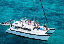 A shot of BingoPlus and its VIP players on a private yacht tour in El Nido, Palawan.