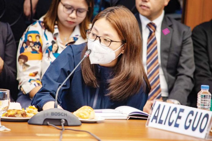 Lawyer_1_resized Dismissed Bamban, Tarlac mayor Alice Guo, whom the National Bureau of Investigation says has the same fingerprints as Chinese national Guo Hua Ping, is facing allegations that she was involved in illegal activities in the Philippine Offshore Gaming Operator in Bamban. Noy Morcoso/INQUIRER.net