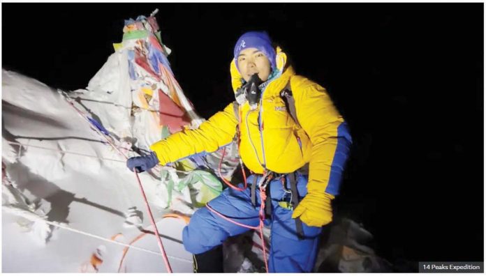 Nepal_1_resized Nima Rinji Sherpa, 18, climbed the world's eighth-highest mountain shortly after his high school exams. 14 PEAKS EXPEDITION
