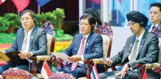 President Ferdinand “Bongbong” Marcos Jr. (center) is currently in Vientiane, Laos for the three-day ASEAN Summit. PCO
