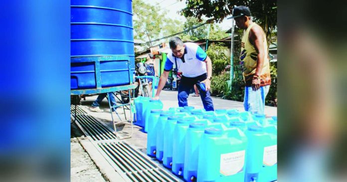 banner pic_superimposed Metro Pacific Iloilo Water distributes free water to vulnerable barangays in Iloilo City affected by the plant maintenance shutdown of one of its bulk water suppliers.