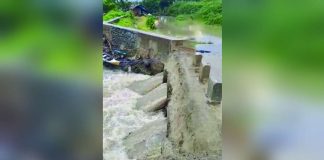 This private bridge in Purok Mabinuligon, Barangay Sum-ag, Bacolod City is one of the causes of flooding in the village, thus the City Legal Office has recommended to demolish the structure with the proposal to construct a new one.