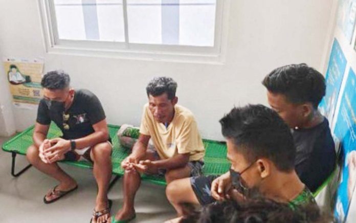 caluya_workers_resized Caluya local government will also extend assistance to 10 surviving passengers of the two motor bancas that capsized off Caluya, Antique from Boracay Island on August 26, 2024. Photo shows four of the rescued passengers. PHOTO COURTESY OF CALUYA LGU