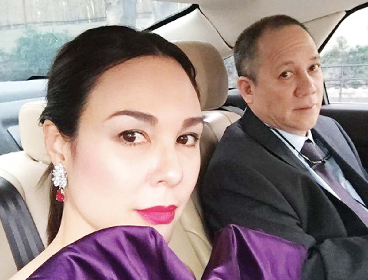 Gretchen Barretto laughs off split rumors with Tonyboy Cojuangco