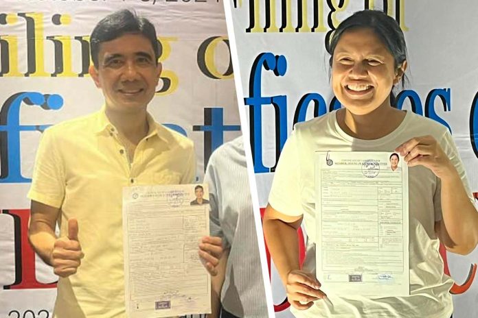niel-binky-tupas (Left) Former congressman Niel “Junjun” Tupas Jr., photo courtesy of NIEL "Junjun" TUPAS, JR.; (Right) Provincial Board member Binky April Montesclaros-Tupas, photo courtesy of Radyo Pilipinas Iloilo