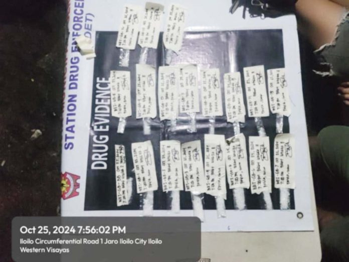 pavia_drugs_resized A total of 25 grams of suspected shabu valued at around P170,000 were seized from two drug suspects in an anti-illegal drugs operation in Barangay Ungka II, Pavia, Iloilo on Oct. 25, 2024.