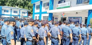 To ensure police neutrality during the May 2025 midterm elections, officers related by consanguinity up to the fourth degree to any candidate will be temporarily reassigned to other municipalities or provinces. Cops must steer clear of partisan activities and avoid serving political figures. The photo shows members of the Iloilo City Police Office. ICPO PHOTO