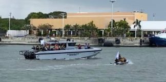 The Regional Maritime Unit 6 deployed its High Speed Tactical Watercraft 39 and Jet Ski as part of the Fluvial Parade on January 26, 2024 held at Iloilo River, Muelle Loney, Iloilo City, as part of the celebration for the Dinagyang Festival 2024. Photo courtesy of the Regional Maritime Unit 6