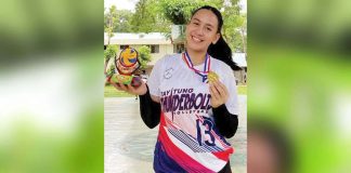 Marishka Alexandria Andrada is the “most valuable player” during the 32nd Pintaflores Volleyball Tournament 15-and-Under Category. CONTRIBUTED PHOTO