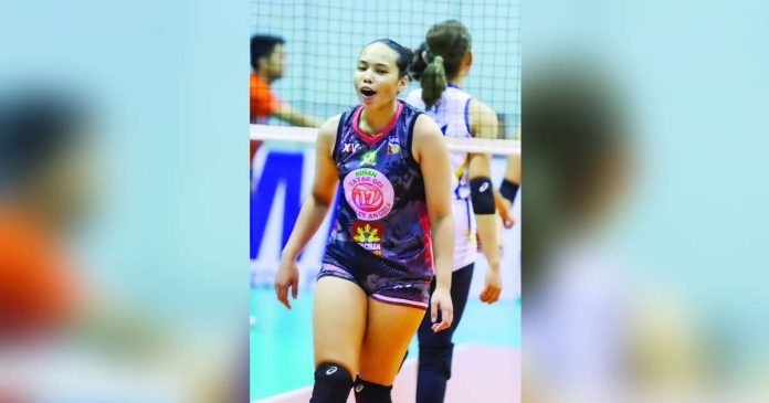sports Deloria_superimposed Erika Jin Deloria finished with 14 points, on 10 attacks, three service aces, and one block. MPVA PHOTO