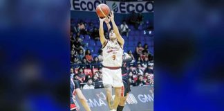 Negrense Shawn Orgo of University of Perpetual Help Altas goes for a layup. PHOTO COURTESY OF NCAA/GMA SPORTS