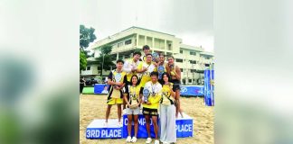 Members of the University of Santo Tomas Tiger Sands men and women teams. PHOTO COURTESY OF UST GOLDEN SQUAD